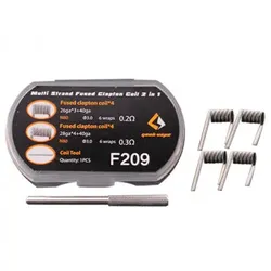 GeekVape Multi Strand Fused Clapton Coil 2 in 1 Fertigwickelung