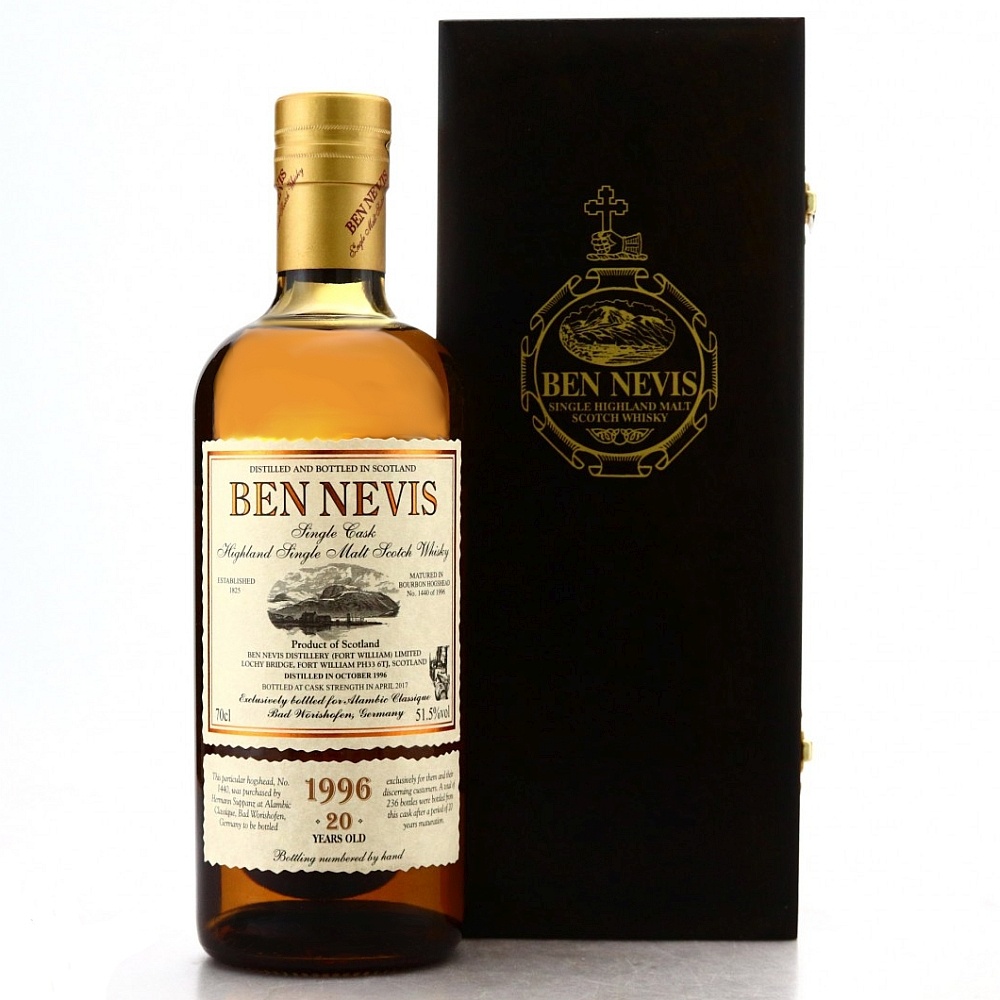 Ben Nevis 1996 - 20 Years Old Alambic Classique - Highland Single Malt Scotch Wh...