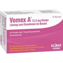 Klinge Pharma Vomex A 12,5 mg Kinder Lsg.z.Einnehmen im Beutel