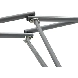 vidaXL Hängematte mit faltbarem Ständer Braun