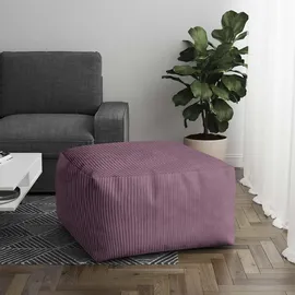 DreamRoots Sitzsack, Violett, Pink, Textil, 70x40x70 cm, Oeko-Tex® Standard 100, Wohnzimmer, Hocker, Poufs