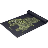 Gaiam Premium Yoga-Matten mit Aufdruck, Tribal Wisdom Elephant, 68-Inch x 24-Inch x 6mm