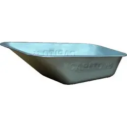 Mulde 85l für Export, verzinkt, gelocht, 1,2mm
