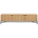 Actona Jaipur TV-Lowboard 177 x 40 cm Braun Metall/Stahl/MDF/Melamin