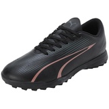 Puma Ultra Play TT Jr Soccer Shoe, Black-Copper Rose, 36