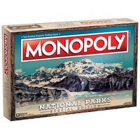 Monopoly National Parks 2020 Edition | Mit über 60 Nationalparks aus den USA | ikonische Orte wie Yellowstone, Yosemite, Grand Canyon und mehr | Lizenziertes Monopoly-Spiel