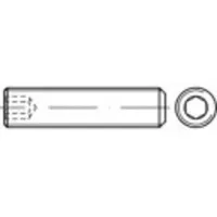 TOOLCRAFT Madenschraube M12 30 mm Stahl 100 Stück