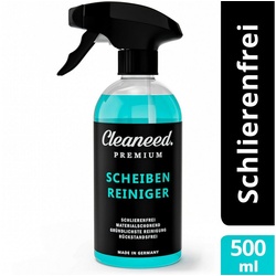 Cleaneed Cleaneed Glasreiniger – Scheibenreiniger Glasreiniger (Made in Germany – Schlierenfrei, Materialschonend, Extra stark, Rückstandsfrei)