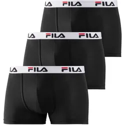 Fila Boxer »MAN BOXER SHORTS«, (3er Pack), mit elastischem Logobund Fila schwarz XL