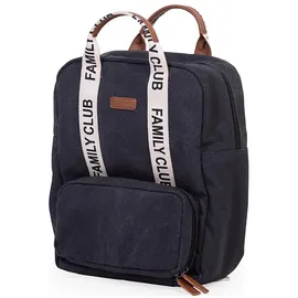 Childhome Family Club Wickelrucksack Schwarz