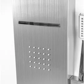 briso Duschpaneel mit Hydromassage, Armatur, Duschsäule, Regendusche