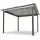 LECO Solarpavillon Lina 3 x 3 m inkl. 4 Seitenteile Lichtgrau