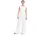 Overall VERA MONT Damen weitem Bein Damen Gr 34 Normalgrößen weiß rohweiß Crêpe Obermaterial 95 Polyester 5 Elasthan Futter 100 Polyester ausgestellt U-Boot-Ausschnitt Overalls Overall Bunddetail