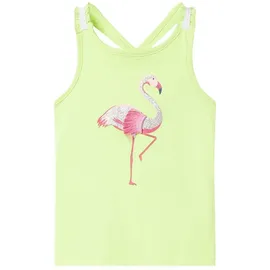 vidaXL Kinder-Tanktop Neongelb 92 - Gelb