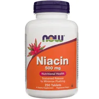 NOW Foods (NOW Foods Niacin, 500mg 250 Tabletten