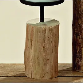 Boltze Kerzenleuchter Tempe Holz/Metall Braun