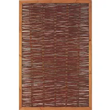 Tetzner & Jentzsch T & J Weidengeflechtzaun Fako mit umlaufendem Rahmen 120 x 180 cm