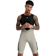 Siroko Men Cycling 's gravel bib shorts Rocket Beige