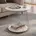 MCA MCA Couchtisch MCW-P60 Beistelltisch Kaffeetisch Loungetisch Metall rund Ø 50cm weiß
