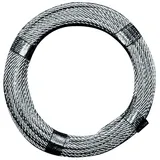 schmidt's onlineshop Drahtseil D.3,0-4,0mm L.10m 6x7+1 FE Bruchkraft 5,28 kN Stahl,verz.ku.-ummantelt