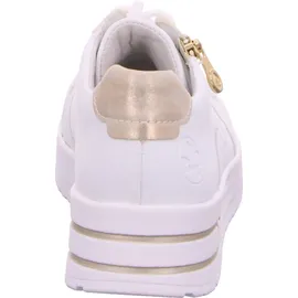 Rieker N8100 Damen Weite Weit/Beige/Weiß 38