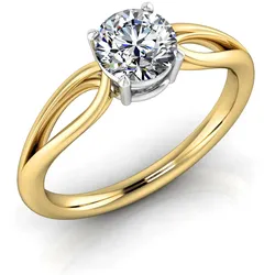 Verlobungsring VR16 750er Gelb-/Weiflgold - 1663