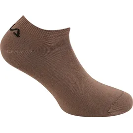 Fila UNISEX INVISIBLE PLAIN SOCKS 6 Paar Braun 39-42