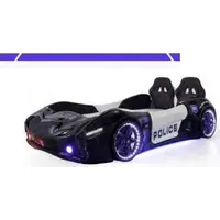 Rennwagen Auto Bett Matratze Kinderbett Autobett Kinderzimmer Betten Möbel Neu - Schwarz