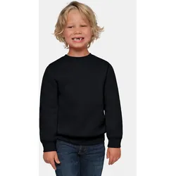 HAKRO Kinder Sweatshirt 541 Bio-Baumwolle - schwarz - 110;116
