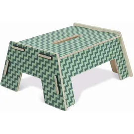 Werkhaus Hocker Fußbank Holz 0 x 0 x 0 cm Türkis