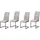 Hti-Living Schwingstuhl PU cappuccino 4er Set
