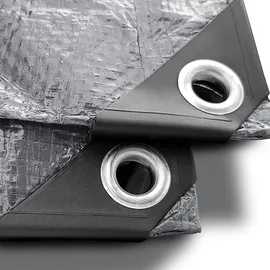 Floordirekt Abdeckplane 1,5 x 6 m Silber