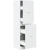 vidaXL Apothekerschrank 40 x 41 x 144,5 cm Weiß