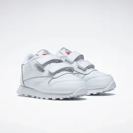 Reebok Classic Sneaker »CLASSIC LEATHER SHOES«, mit Klettverschluss Reebok Classic WHITE-CARBON-VECBLU