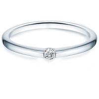 Trilani Ring Sterling Silber Zirkonia in Silber Ringe Damen