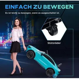 aiyaplay Kinder Elektroauto Mercedes-Benz AMG CLA 45 hellblau (1-tlg)