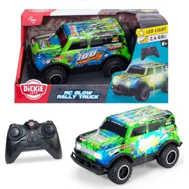 DICKIE RC-Auto Glow Rally Truck 2,4GHz RTR bunt (201103015)