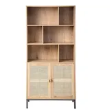 CaliCosy Bücherregal 35 x 45 x 175 cm Beige