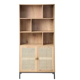 CaliCosy Bücherregal 35 x 45 x 175 cm Beige
