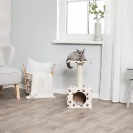 Trixie Zamora 31 x 31 x 60 cm beige mit Pfoten