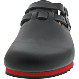 Birkenstock Kay Superlauf, WB, Naturleder, schwarz/rot, normal, Größe 41