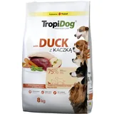 TropiDog Premium Adult Small Breeds Ente & Reis 2 x 8 kg