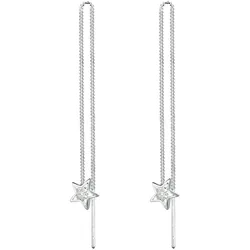 Elli Sterne Astro Kette Kristalle 925 Silber OneSize Damen 
