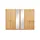 Woodford Drehtürenschrank Lausanne 300 x 216 x 58 cm Braun/Beige