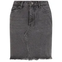 URBAN CLASSICS Heavy Mini Denim Skirt Rock, in grau Größe 32