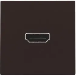 Niko Züblin 124-69416 Abdeckung mit HDMI zu Schrauben Verbindung dark brown 12469416