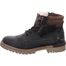 Mustang Schnürstiefelette Warmfutter für Herren, grau, Größe 48 EU,