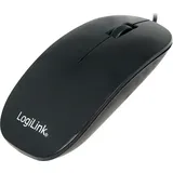 Logilink Optical flat Mouse schwarz (ID0063)