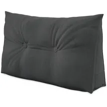 eloneo Rückenkissen – Keilkissen fürs Bett & Sofa, abnehmbarer Bezug, praktisches Seitenfach Handy 1 St Kissen