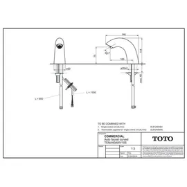 TOTO TENA40AWV105 Automatikarmatur Kaltwasser